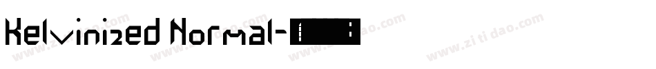 Kelvinized Normal字体转换